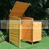 Wooden dustbin storage for 240 liter dustbins 73 x 85 x 127 cm 