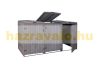 Garden bin storage bin storage for 3 80-240 liter bins 120x75x96 solid wood anthracite gray