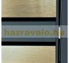 Garden waste bin galvanized steel waste bin bin 1 bin 117x68x80 cm anthracite-gold