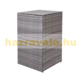 HWC-E25 Szemeteskuka tároló polirattan 120 liter szürke