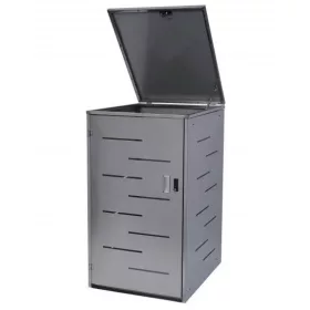   HWC-E83 Szemeteskuka tároló bővíthető rozsdamentes acél 108 x 61 x 76 cm 