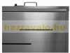 HWC-E83 3-part Garbage can storage expandable stainless steel 