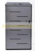 HWC-E83 Waste bin storage expandable stainless steel 108 x 61 x 76 cm 