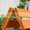 Garden bin storage wooden trash bin storage 2 bins 131x85x125 cm