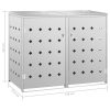 HWC-E83 DOUBLE Trash can storage expandable stainless steel 