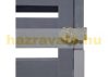 Garden trash can, wooden trash can, suitable for 1 additional trash can, for storing 80-240 liter trash, gray