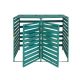 Garden bin storage wooden trash bin storage for storing 2 80-240 liter bins green