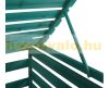Garden bin storage wooden trash bin storage for storing 2 80-240 liter bins green