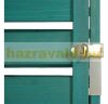 Garden bin storage wooden trash bin storage for storing 2 80-240 liter bins green