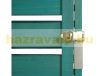 Garden bin storage wooden trash bin storage for storing 3 80-240 liter bins, green