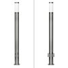 Outdoor lamp 111cm, with double socket E27 stainless steel