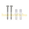 Outdoor lamp 111cm, with double socket E27 stainless steel