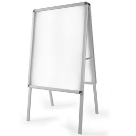   Hirdetőtábla Kültéri reklámtábla A1 méretű poszterhez. 120 cm magas lábon álló kétoldalas plakáttartó 