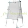 Billboard Outdoor advertising board for A1 size poster. Double-sided poster holder standing on a 120 cm high leg 