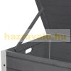 Wooden dog house outdoor dog kennel 80x55x53.5 cm waterproof gray transport box for small animals