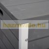 Wooden dog house outdoor dog kennel 80x55x53.5 cm waterproof gray transport box for small animals
