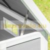 WPC dog house 102x70x73 cm grey-white