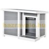 WPC dog house 102x70x73 cm grey-white