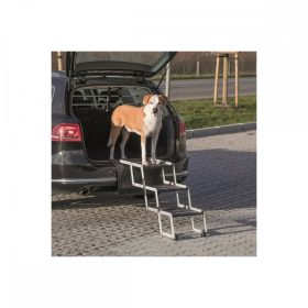   Kutyalépcső autóhoz kis és nagyméretű kutyáknak 75 kg-ig, minden járműhöz használható, összecsukható kutyarámpa