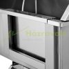 Dog cosmetic tub 965 mm stainless steel pet bathing dog washing station up to 100 kg with stairs, left door