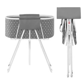   Hordozható kutyakozmetikai kád összecsukható, megemelt kutyafürdető kád kis- és közepes testű kutyák szürke színben