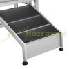 Dog cosmetic tub 1270 mm stainless steel adjustable height pet bathing dog washing station 150 kg