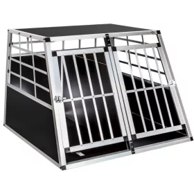 Kutya szállító autóba mobil autós ketrec hordozó kennel  97 x 90 x 69,5 cm