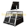Kutya szállító autóba mobil autós ketrec hordozó kennel  97 x 90 x 69,5 cm