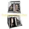 Kutya szállító autóba mobil autós ketrec hordozó kennel  97 x 90 x 69,5 cm
