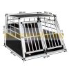 Kutya szállító autóba mobil autós ketrec hordozó kennel  97 x 90 x 69,5 cm