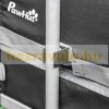Dog transport bicycle trailer 130x64x92 cm bicycle trailer black and white