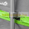 Dog transport bicycle trailer 130x64x92 cm bicycle trailer green-grey