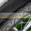 Dog transport bicycle trailer 130x64x92 cm bicycle trailer green-grey