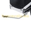 Dog transport bicycle trailer 130x73x90 cm bicycle trailer black and white