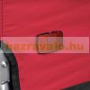 Dog transport bicycle trailer 130x73x90 cm bicycle trailer red and black