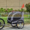 Dog transport bicycle trailer 130x73x90 cm bicycle trailer 