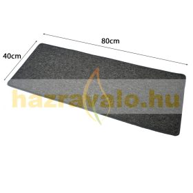   Fűthető lábtörlő lakóautó lakókocsi 12V 40x80 cm 50W antracit