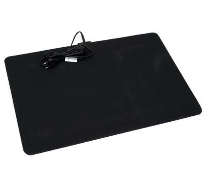 Gumi fűthető lábtörlő 60°C 60 x 60 cm 121 watt fekete színben