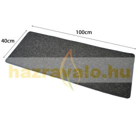   Fűthető lábtörlő lakóautó lakókocsi 12V 40x100 cm 65W antracit