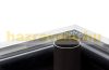 Polirattan self-watering flower box 125x39x43 cm light brown pot with irrigation system