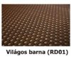 Polirattan self-watering flower box 95x39x43 cm light brown tile with irrigation system