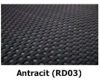Polirattan self-watering flower box 50x50x43 cm anthracite tile with irrigation system