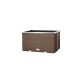 Polyrattan flower box 70x38x40 cm plant pot light brown