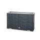 Polyrattan flower box 100x30x60 cm plant holder basket anthracite