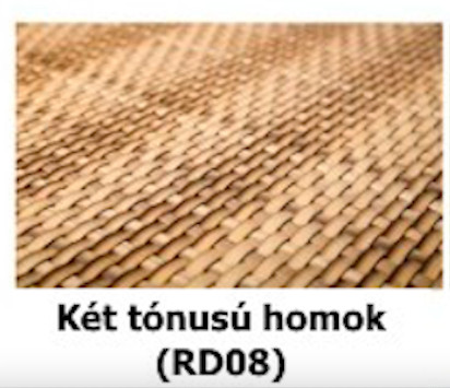 Polirattan virágtartó láda 100x30x60 cm növénytartó kaspó két tónusú homok