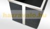Polyrattan flower box 100x30x60 cm plant pot two-tone sand