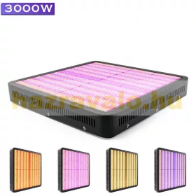   3000W Üvegház világítás fóliasátor növénynevelő LED fény nagy teljesítményű, teljes spektrumú