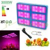 Növénylámpa Üvegház világítás növénynevelő LED fény 3000W extra UV és IR leddel