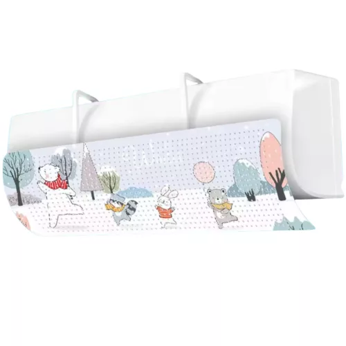 Légkondicionáló légterelő lap DIY 27x90 cm mesefigurás légkondi szélterelő