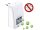 Ionizing air purifier and night light with PIR and light sensor, can be plugged into a socket